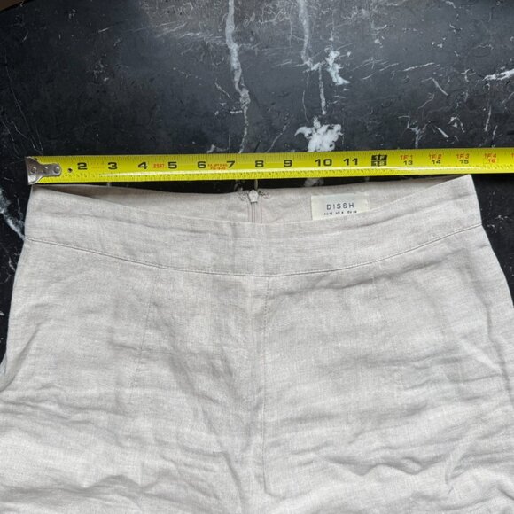 DISSH Flick Natural Linen Pant, Size US 8/AU 12 - Picture 7 of 8